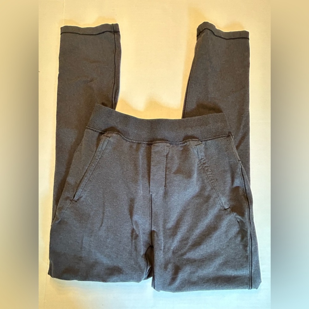 Lululemon Cross Cut Pant 32" Heathered Black Gray Sz Small